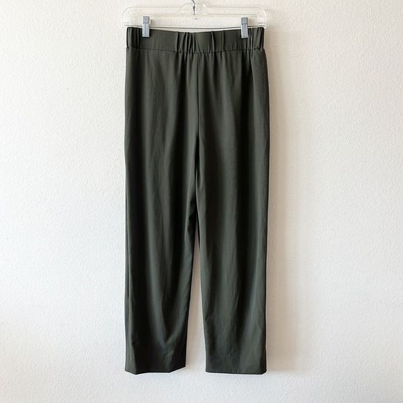 COS High Waist Cropped Lightweight Trousers - Picture 4 of 8